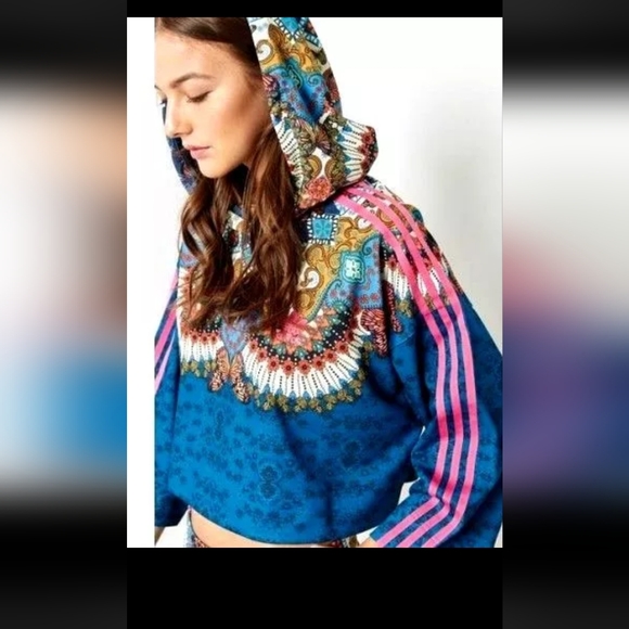 adidas Tops - Adidas x Farm Borbomix Cropped Hoodie